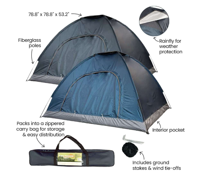 Wanderer 2-Person Dome Tent - Image 2